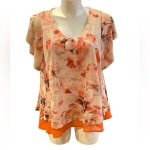 Floral Print Women's Top